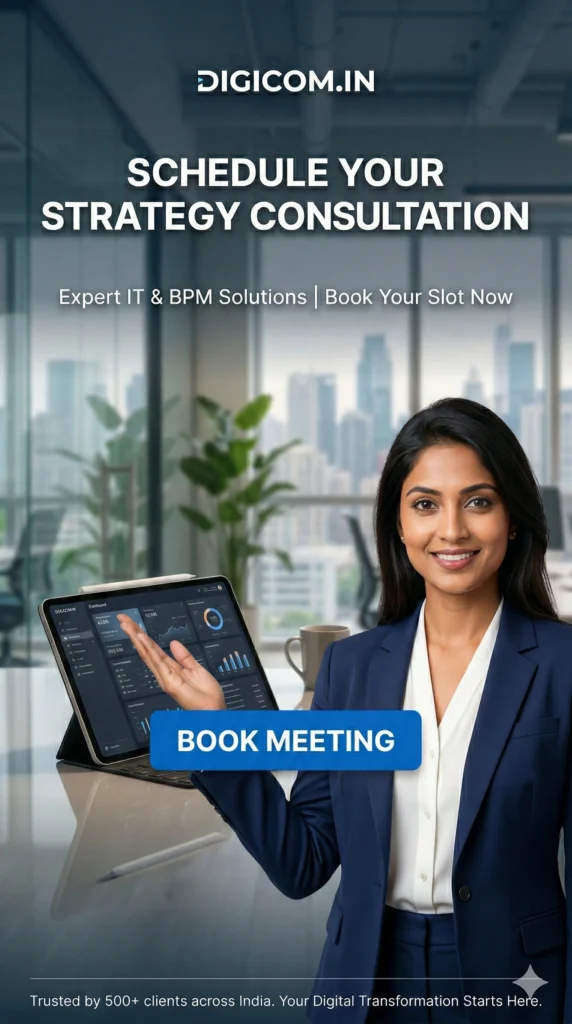 Dizicom digital marketing consultation booking meeting India website design SEO and online business growth services