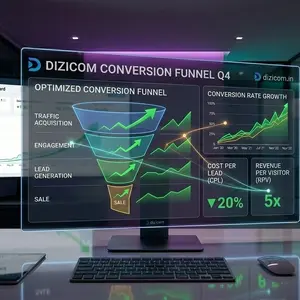 Dizicom Web Conversion Optimization Case Study: Lead Generation Funnel India