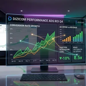 Dizicom Performance Marketing Case Study: High ROAS PPC Dashboard India