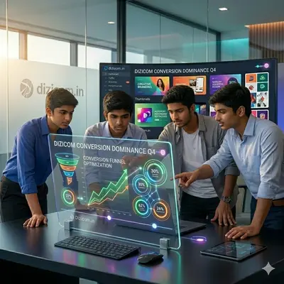 Dizicom.in Performance Marketing Case Study: High ROI (8.5x ROAS) and Optimized PPC Campaign Dashboard